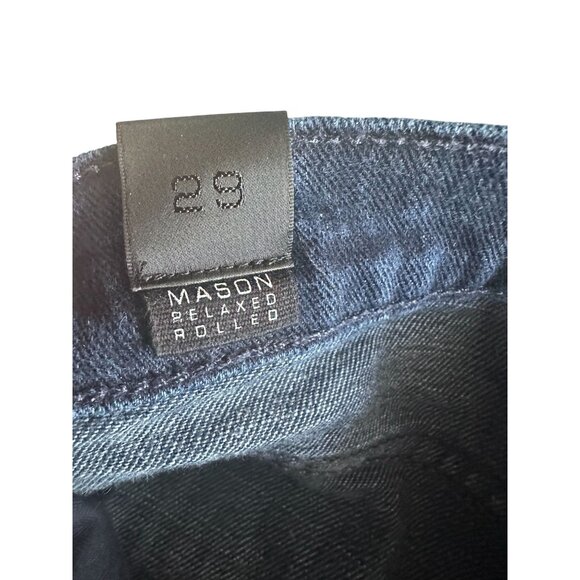 VINCE Mason Relaxed Rolled Dark Wash Jeans Size 29 - Picture 6 of 8